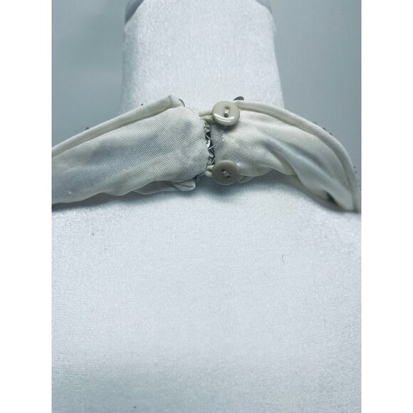 DO+BEl Women's Sequin Halter Ruffle Mini Dress Size M Beige NEW - Picture 9 of 9